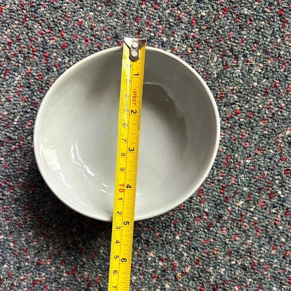 Crate & Barrel gray Mercer Bowls set of 6